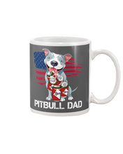 Load image into Gallery viewer, Black Phone Case Pitbull Dad Gift For Pitbull Lovers Mug
