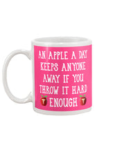 Load image into Gallery viewer, An Apple A Day Keeps Anyone Away Special Custom Design Mug
