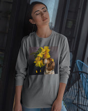 Load image into Gallery viewer, Basset Hound With Sunflower Special Custom Design For Dog Lovers Unisex Long Sleeve
