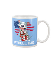 Load image into Gallery viewer, Black Phone Case Pitbull Dad Gift For Pitbull Lovers Mug
