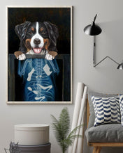 Load image into Gallery viewer, Bernese Mountain Dog X-ray Gift For Dog Lovers Vertical Poster
