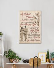 Load image into Gallery viewer, Always In My Heart Hand In Hand Custom Name Gift For Husband Matte Canvas
