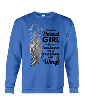Load image into Gallery viewer, A Granddaughter To A Grandpa With Wings Handheld Gift For Granddaughter Sweatshirt
