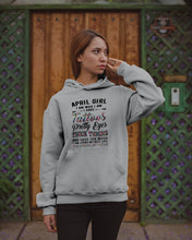 Load image into Gallery viewer, April Girl Has Tattoos Pretty Eyes Thick Thighs For Birthday Gift Hoodie

