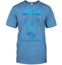 Load image into Gallery viewer, Autism Is Not A Disease It's Borderline Genius Special Custom Design Guys Tee
