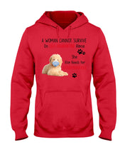 Load image into Gallery viewer, A Woman Can't Survive On Self-quarantine Alone Also Needs Golden Doodle Hoodie
