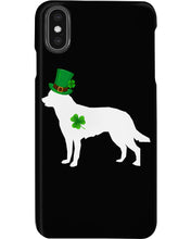 Load image into Gallery viewer, Australian Kelpie Lucky Leprechaun St. Patrick's Day Color Changing Mug Phone case
