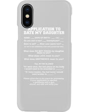 Load image into Gallery viewer, Application To Date My Daughter Funny Gifts Phone case
