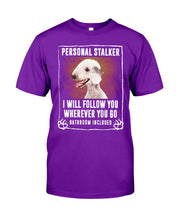 Load image into Gallery viewer, Bedlington Terrier Personal Stalker St. Patrick's Day Printed Mug Guys Tee
