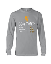Load image into Gallery viewer, Bbq Timer Rare Medium Well Funny Gift For Friends Unisex Long Sleeve
