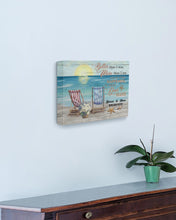 Load image into Gallery viewer, Better Than I Was More Than I Am Beach Matte Canvas
