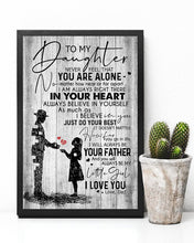 Load image into Gallery viewer, Always Be Your Father Dad Gift For Daughter Vertical Poster
