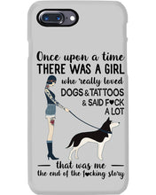 Load image into Gallery viewer, A Girl Really Loved Dogs And Tattoos  Unique Custom Design Phone case
