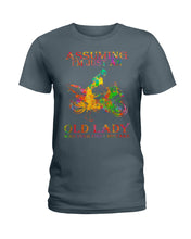 Load image into Gallery viewer, Assuming I'm Just An Old Lady Loves Motorbike For Sport Lovers Ladies Tee
