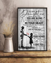 Load image into Gallery viewer, Always Be Your Father Dad Gift For Daughter Vertical Poster
