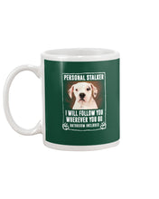 Load image into Gallery viewer, American Bulldog Personal Stalker St. Patrick's Day Printed Mug Mug
