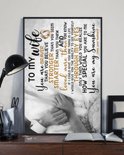 Load image into Gallery viewer, You Are Loved More Than You Know Gift For Wife Vertical Poster
