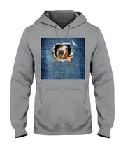 Load image into Gallery viewer, Blue Phone Case With Dog Face Gift For Basset Hound Lovers Hoodie
