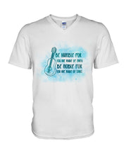 Load image into Gallery viewer, Be Humble For You Are Made Of Earth Custom Design For Ukulele Lovers Guys V-Neck
