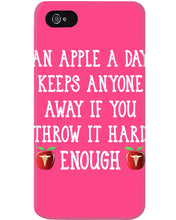 Load image into Gallery viewer, An Apple A Day Keeps Anyone Away Special Custom Design Phone case
