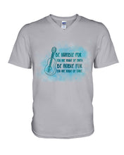 Load image into Gallery viewer, Be Humble For You Are Made Of Earth Custom Design For Ukulele Lovers Guys V-Neck
