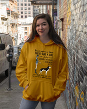 Load image into Gallery viewer, A Girl Really Loved Dogs And Tattoos  Unique Custom Design Hoodie
