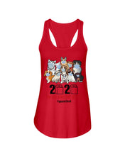 Load image into Gallery viewer, 2020 The Year When Shit Got Real Special Custom Design Ladies Flowy Tank
