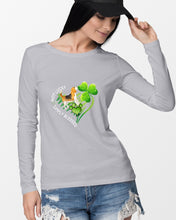 Load image into Gallery viewer, Beagle Not Lucky Simply Blessed Clover Heart St Patrick's Day Gift For Dog Lovers Unisex Long Sleeve

