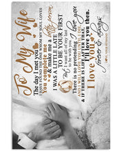 Load image into Gallery viewer, You Make Me A Better Person Gift For Wife Vertical Poster
