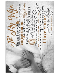 You Make Me A Better Person Gift For Wife Vertical Poster