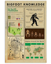 Load image into Gallery viewer, Bigfoot Knowledge Special Unique Custom Design Vertical Poster
