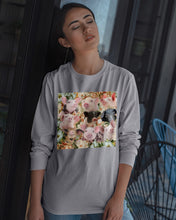 Load image into Gallery viewer, Cute Pig With Flowers Gift For Pig Lovers Unisex Long Sleeve
