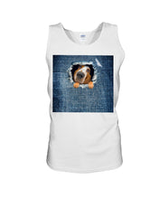 Load image into Gallery viewer, Blue Phone Case With Dog Face Gift For Basset Hound Lovers Unisex Tank Top
