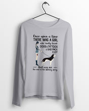 Load image into Gallery viewer, A Girl Really Loved Dogs And Tattoos  Unique Custom Design Unisex Long Sleeve
