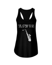Load image into Gallery viewer, Bow Me Saxophone Custom Design For Music Instrument  Lovers Ladies Flowy Tank
