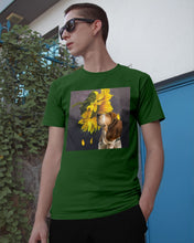 Load image into Gallery viewer, Basset Hound With Sunflower Special Custom Design For Dog Lovers Guys Tee
