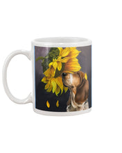 Load image into Gallery viewer, Basset Hound With Sunflower Special Custom Design For Dog Lovers Mug
