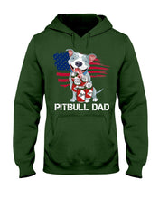 Load image into Gallery viewer, Black Phone Case Pitbull Dad Gift For Pitbull Lovers Hoodie
