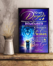 Load image into Gallery viewer, Baby Lion King Dad Gift For Daughter I Am Always With You Vertical Poster
