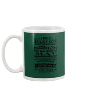 Load image into Gallery viewer, A Lucky Son Of A May Freaking Awesome Mom For Birthday Gift Mug
