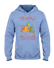 Load image into Gallery viewer, Assuming I'm Just An Old Lady Loves Motorbike For Sport Lovers Hoodie
