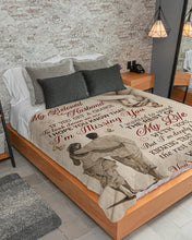 Load image into Gallery viewer, Always In My Heart Hand In Hand Custom Name Gift For Husband Sherpa Blanket
