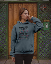 Load image into Gallery viewer, April Girl Has Tattoos Pretty Eyes Thick Thighs For Birthday Gift Hoodie
