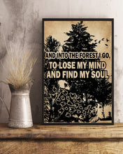 Load image into Gallery viewer, And In To The Forest I Go Lose My Mind Butterfly Vertical Poster
