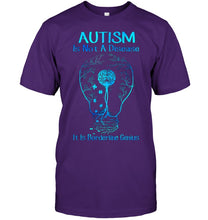 Load image into Gallery viewer, Autism Is Not A Disease It's Borderline Genius Special Custom Design Guys Tee
