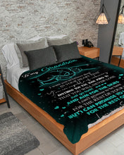 Load image into Gallery viewer, Aim For The Skies Grandma Gift For Grandson Sherpa Blanket
