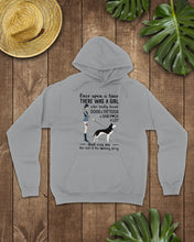 Load image into Gallery viewer, A Girl Really Loved Dogs And Tattoos  Unique Custom Design Hoodie
