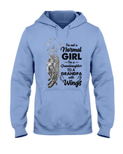 Load image into Gallery viewer, A Granddaughter To A Grandpa With Wings Handheld Gift For Granddaughter Hoodie

