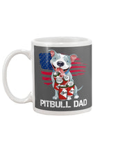 Load image into Gallery viewer, Black Phone Case Pitbull Dad Gift For Pitbull Lovers Mug

