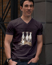 Load image into Gallery viewer, A Woman Cannot Survive On Self-Quarantine Alone She Also Needs Whippet Guys V-Neck
